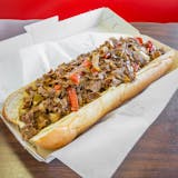 Classic Philly Cheese Steak Sandwich