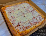 Sicilian Style Cheese Pizza