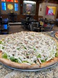 Grilled Chicken Caesar Salad Pizza