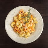 Tri Color Cheese Tortellini with Alfredo Sauce