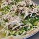 Grilled Chicken Caesar Salad Pizza Slice