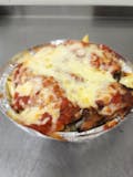 Baked Eggplant Parmigana with Pasta