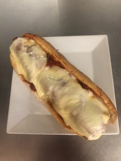 Homemade Meatball Parmigiana Sub