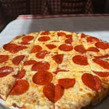 Thin Crust Cheese & Pepperoni Pizza