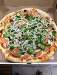 White Vegetarian Pizza