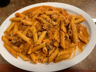 Penne with Meat Sauce