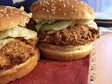 Crispy Chicken Burger Dinner