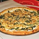 White Spinach Pizza with Ricotta