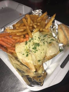 Stuffed Hot Pepper Chicken Dinner