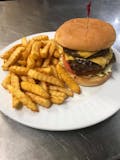 10 oz. Double Cheeseburger Delivery Only Special