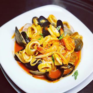 Capellini Seafood