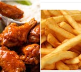 Wings + fries combo