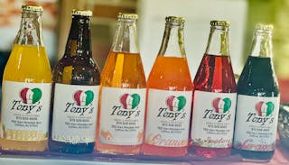 Tony’s  soda