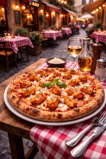 Masala Chicken Pizza