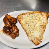 A. 4 Wings with a Slice Lunch Special