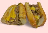 Cheesesteak w/ peppers, onions, & mushrooms Hero