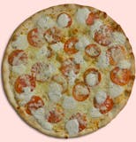 White Pizza with Fresh Tomatoes