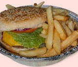 Cheeseburger with French Fries