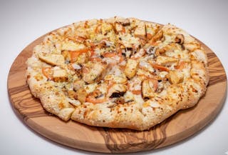 Roasted Garlic Chicken Pizza