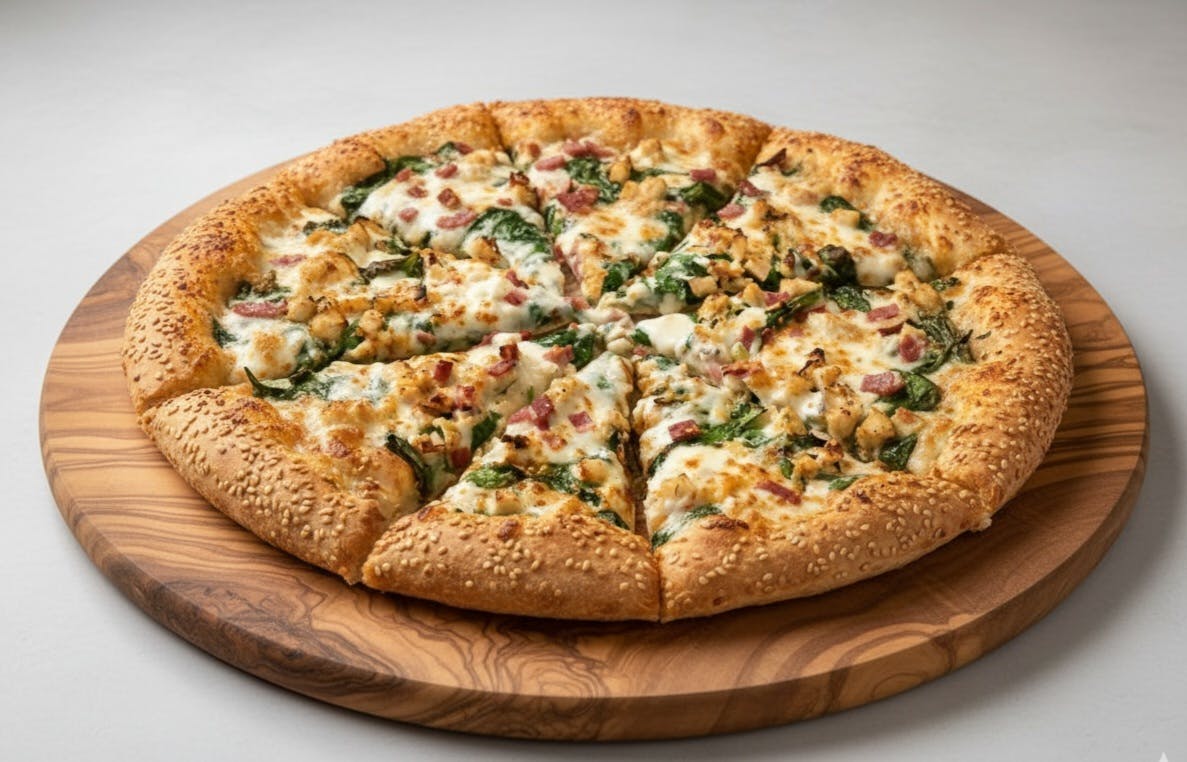 Chicken Parm & Spinach Pizza