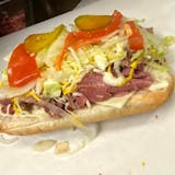 Corn Beef Submarine Sandwich