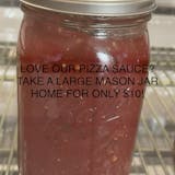 Large Mason Jar Ganello’s Pizza Sauce