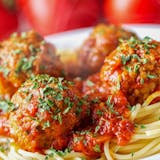 Pasta with Tomato Sauce & Meatball Lunch