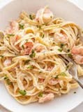 Fettuccine Alfredo with Shrimp