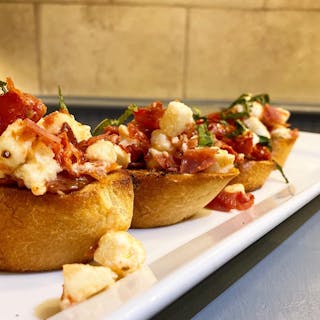 Crispy Prosciutto Bruschetta
