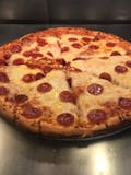 Cheese & Beef Pepperoni Pizza