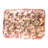Bacon Pineapple Square Pizza