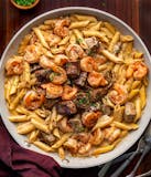 Steak & Shrimp Alfredo