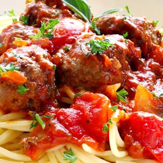 Pasta with Meatballs Dinner