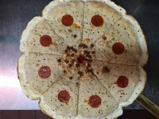 Pepperoni & Cheese Stuffed Pizza