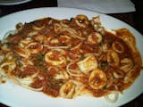 Calamari over Linguini