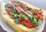 Grilled Chicken, Broccoli Rabe, Roasted Peppers & Mozzarella Cheese Sub