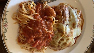 Chicken Parmigiana Lunch