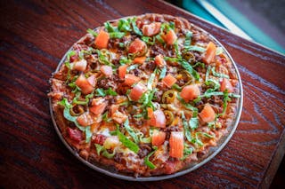 Taco Thin Crust Pizza