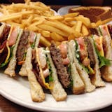 Hamburger Club Sandwich