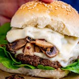 Mushroom Cheeseburger