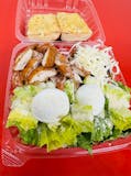 Garden Salad with Crispy Chicken
