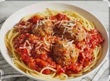 Spagheti with meatballs