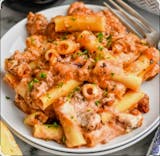 Ziti with meat sauce