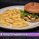 Grilled Chicken Sandwich with Fries