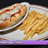 Italian Sausage Sub with Fries