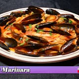 Mussels Marinara Fettuccini