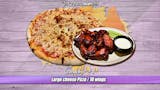 Large Cheese Pizza & 10 Wings Special