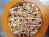 Keto Hummus Pizza( Gluten Free Crust Only) Vegan
