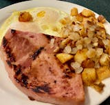 Ham Steak & Eggs Breakfast