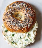 Bagel with Cream Cheese Breakfast